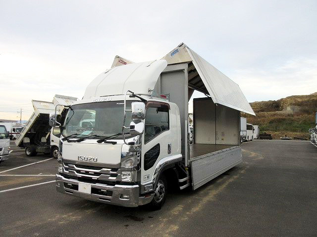 中古トラック いすゞ フォワード 中型アルミウィング