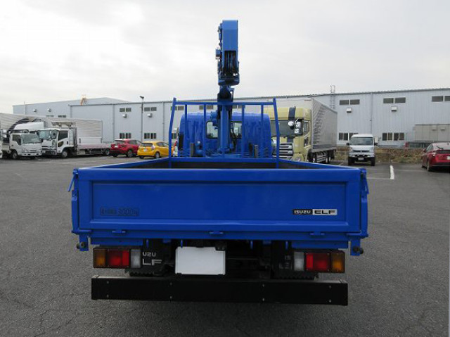 中古トラック  いすゞ エルフ 3tクレーン付平ボディ