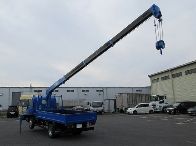 中古トラック  いすゞ エルフ 3tクレーン付平ボディ