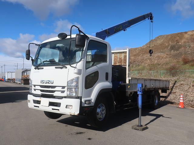 中古トラック いすゞクレーン付平ボディ ＃5