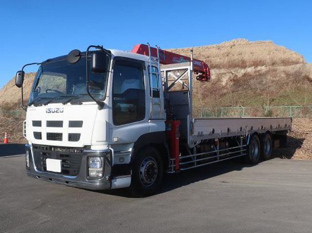 中古トラック いすゞクレーン付平ボディ ＃2