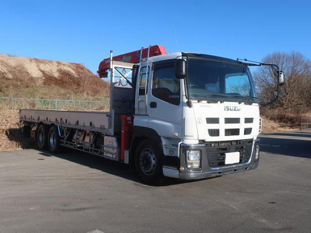 中古トラック いすゞクレーン付平ボディ ＃3