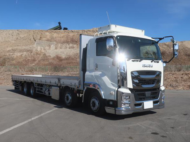 中古トラック いすゞ ギガ 大型平ボディアルミブロック