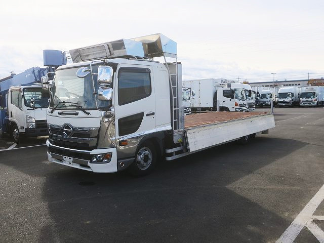 中古トラック 日野 レンジャー 中形平ボディアルミブロック