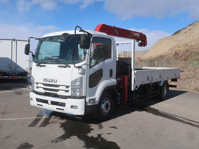中古トラック いすゞクレーン付平ボディ ＃3