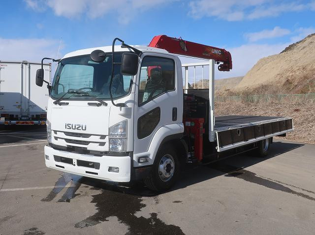 中古トラック いすゞクレーン付平ボディ ＃7