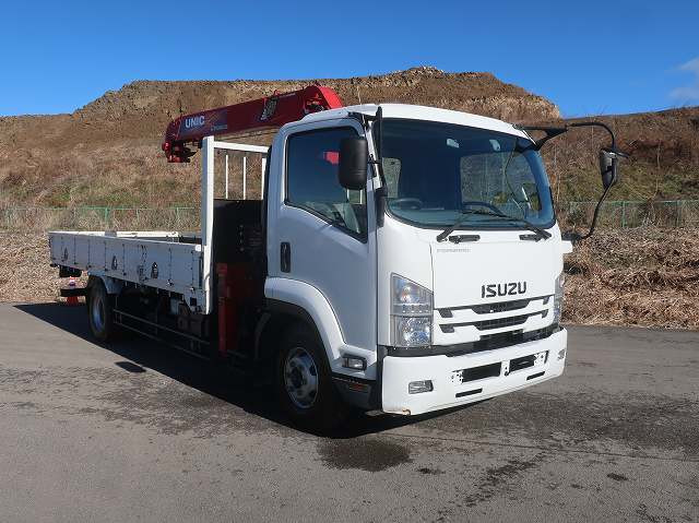 中古トラック いすゞクレーン付平ボディ ＃2