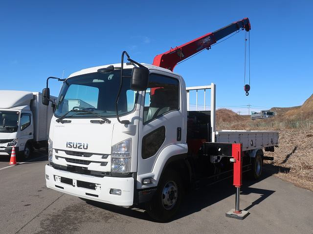 中古トラック いすゞクレーン付平ボディ ＃5