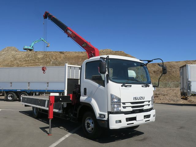 中古トラック いすゞクレーン付平ボディ ＃2