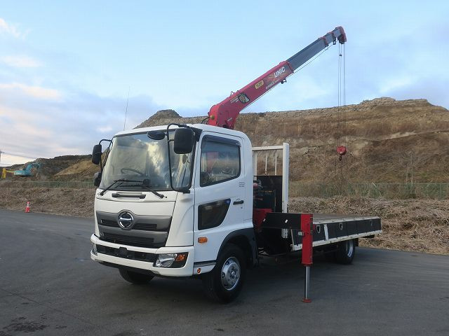 中古トラック 日野クレーン付平ボディ ＃5