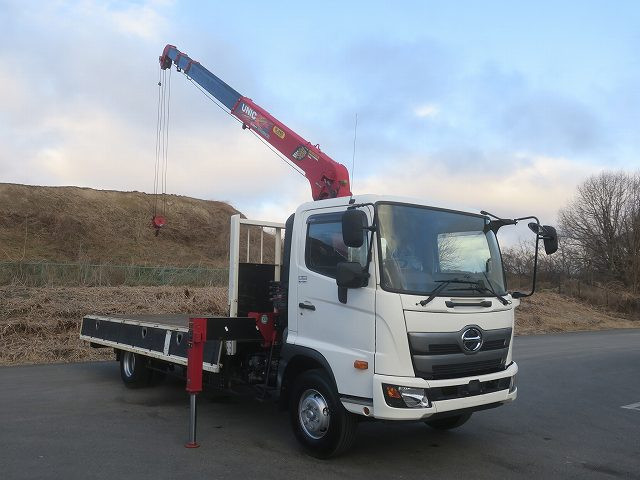 中古トラック 日野クレーン付平ボディ ＃6