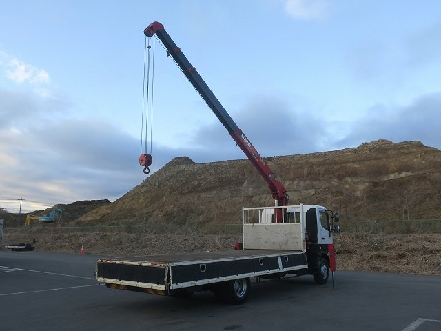 中古トラック 日野クレーン付平ボディ ＃7