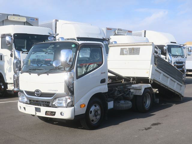 [Vehicle for lease rental only] 2018 Hino Dutro 3t Loader Dump, ShinMaywa Manual Cobo Lane ★Easy Shuttle Pack installed!★