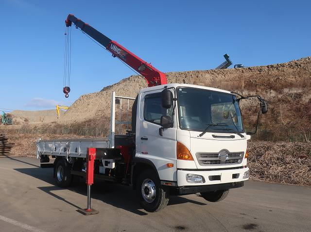 中古トラック 日野クレーン付平ボディ ＃2