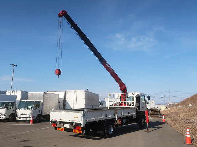 中古トラック 日野クレーン付平ボディ ＃3