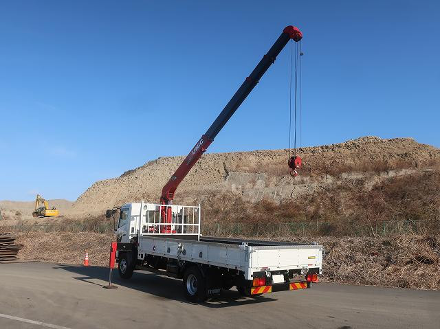 中古トラック 日野クレーン付平ボディ ＃4