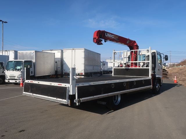 中古トラック 日野クレーン付平ボディ ＃6