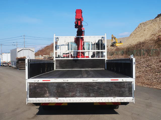 中古トラック 日野クレーン付平ボディ ＃7