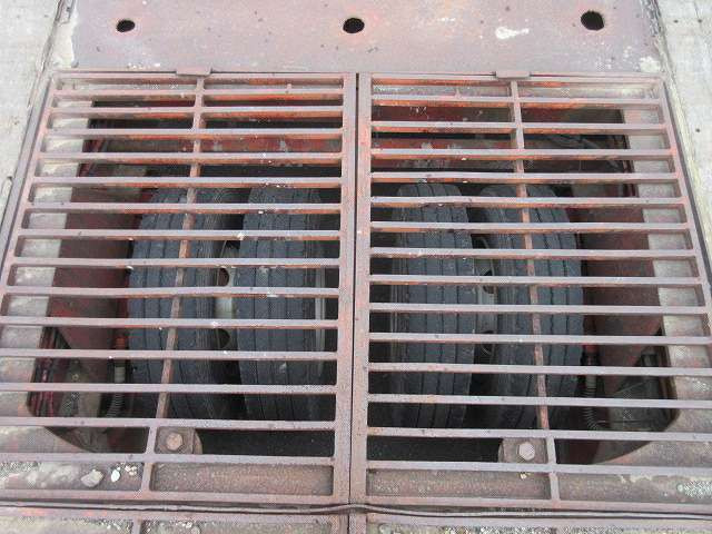 中古トレーラー 日本車両潜像 16輪 重機運搬トレーラー