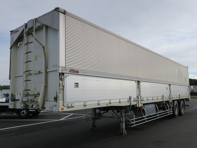 [Lease Rental Vehicle] 2011 Nippon Fruehauf 2-Axle Wing Trailer, 13m Body, Maximum Load Capacity 19.3t, Lift Axle, Air Suspension, 4-Row Jolder