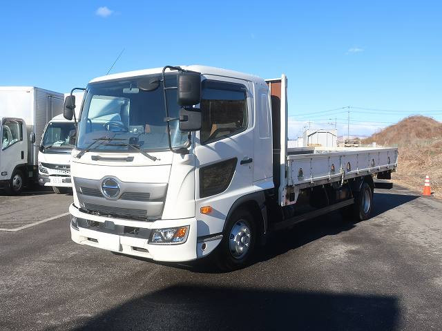 [Vehicle for lease rental only] 2017 Hino Ranger Medium Flatbed 5700 Standard 240 HP ★Rakunori Pack installed!★