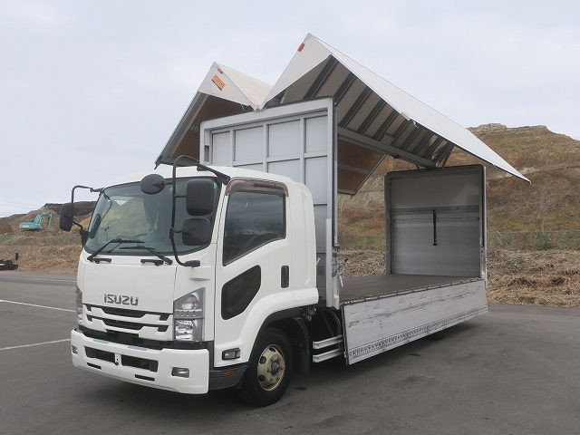中古トラック いすゞ フォワード 中型アルミウィング