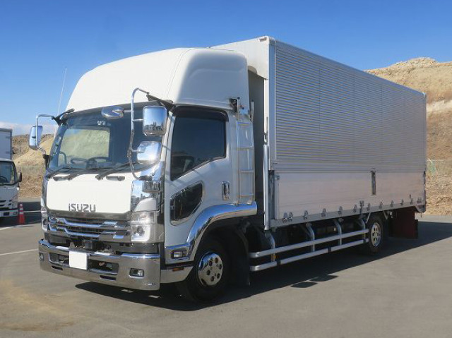 令和3年式 いすゞ フォワード 中型アルミウィング 6200ワイド ハイルーフ 後輪エアサス 240馬力