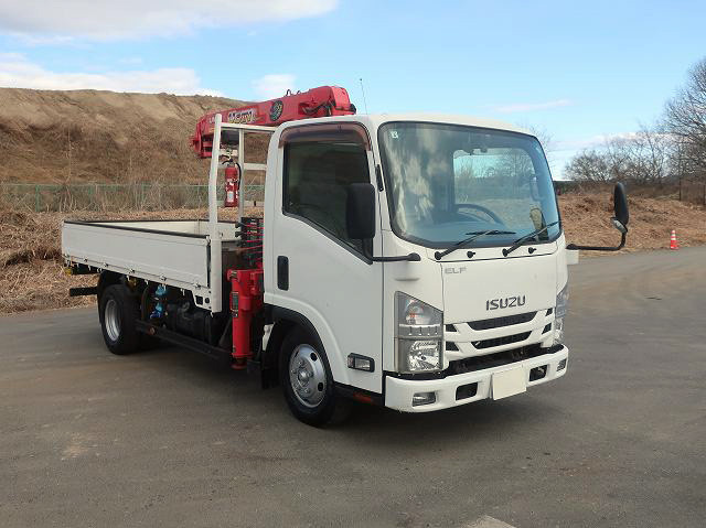 中古トラック いすゞクレーン付平ボディ ＃2