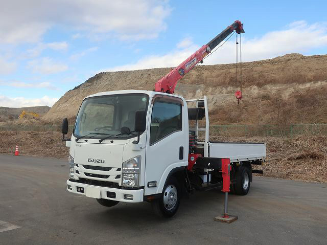 中古トラック いすゞクレーン付平ボディ ＃5