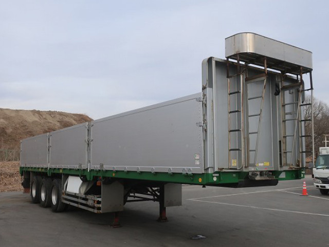 中古トラック 日本フルハーフアルミブロック平トレーラー ＃2