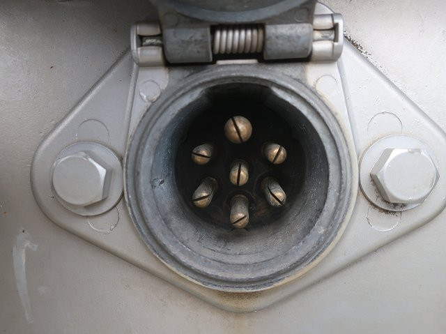 中古トラック 日本フルハーフアルミブロック平トレーラー ＃9