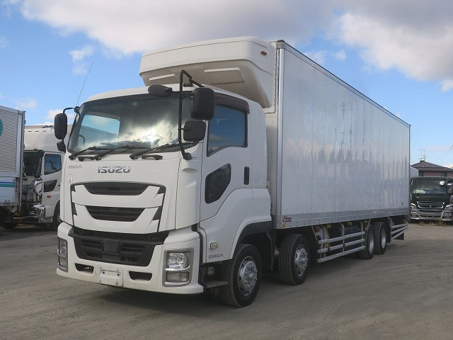 [Vehicle for lease rental only] 2016 Isuzu Giga Large Refrigerated Van, 4-axle low-floor, manufactured by Mitsubishi Heavy Industries, -30-degree tilt, standby, all-wheel air suspension, retarder, 380 horsepower. ★Safety inspection package installed!★