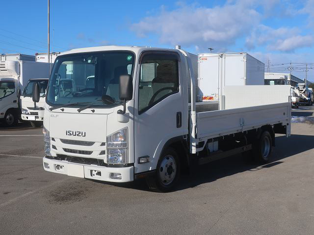 [Vehicle for lease rental only] 2018 Isuzu Elf 2t flatbed, standard long, vertical PG, 150 horsepower ★Raku-Nori Pack installed!★