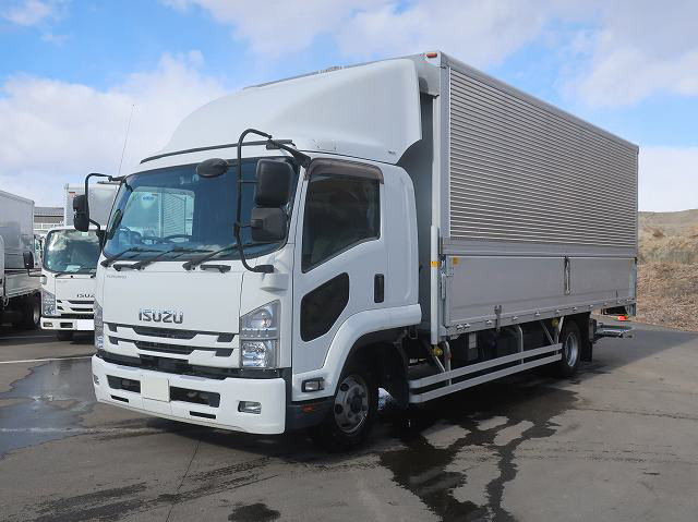 [Lease Rental Vehicle] 2021 Isuzu Forward, Medium-Sized Aluminum Wing, 6200 Wide, Retractable PG, 240 HP ★Raku-Nori Pack Installed!★