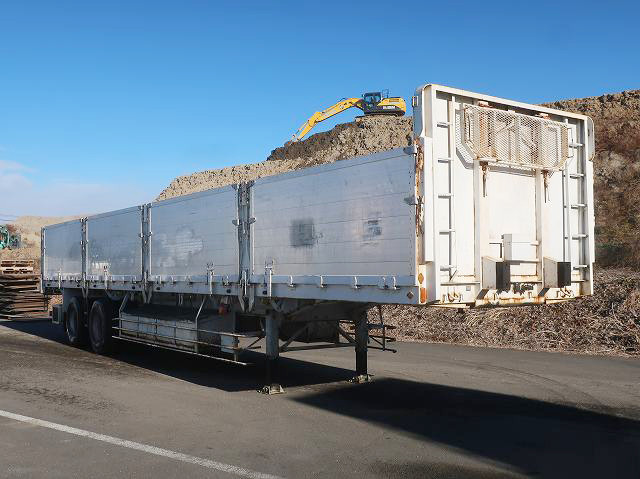 中古トラック 日本フルハーフアルミブロック平トレーラー ＃2