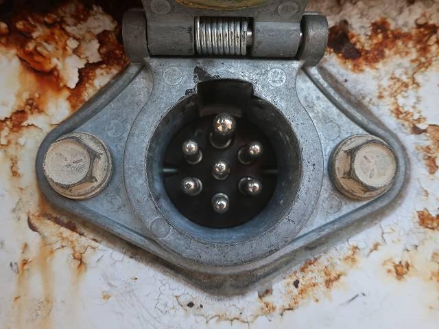 中古トラック 日本フルハーフアルミブロック平トレーラー ＃12