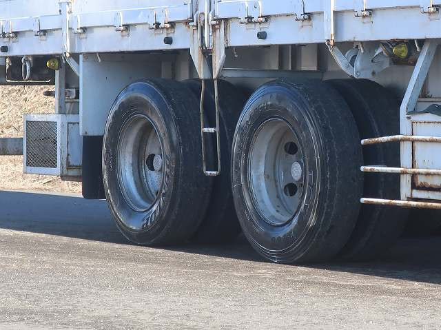 中古トラック 日本フルハーフアルミブロック平トレーラー ＃16