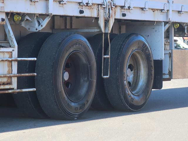 中古トラック 日本フルハーフアルミブロック平トレーラー ＃17