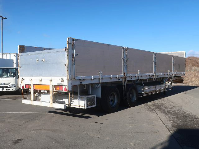中古トラック 日本フルハーフアルミブロック平トレーラー ＃3