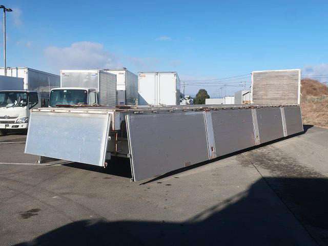 中古トラック 日本フルハーフアルミブロック平トレーラー ＃7