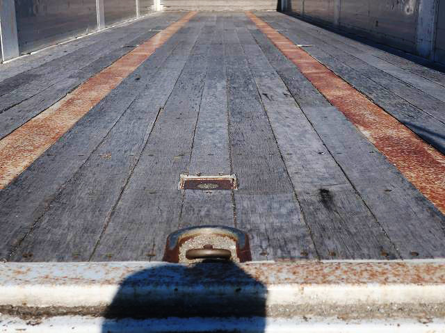 中古トラック 日本フルハーフアルミブロック平トレーラー ＃10