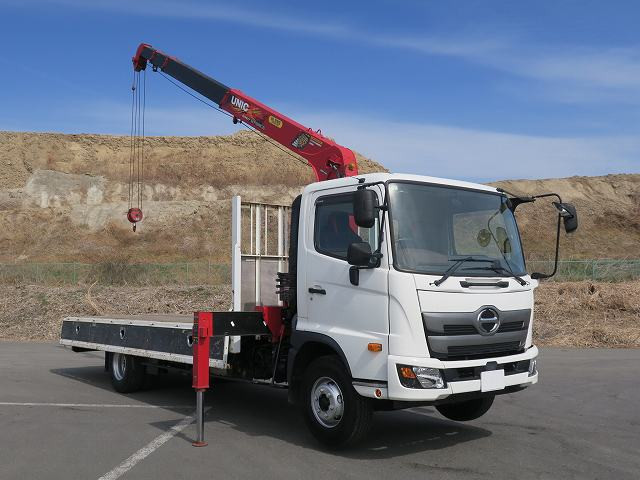 中古トラック 日野クレーン付平ボディ ＃2