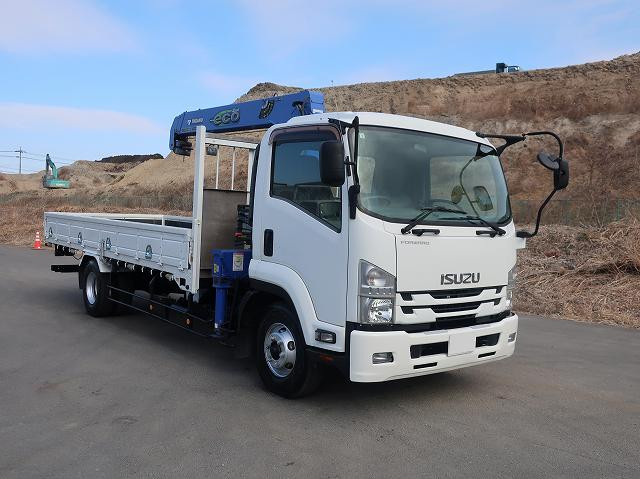 中古トラック いすゞクレーン付平ボディ ＃3