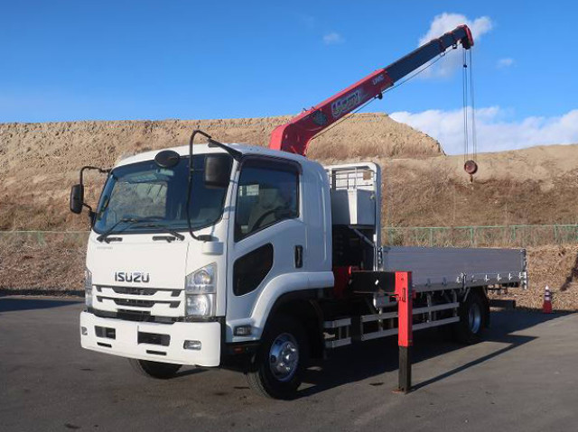 中古トラック いすゞクレーン付平ボディ