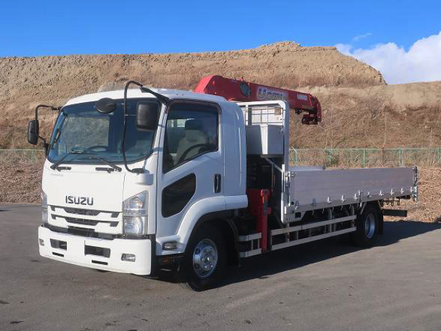 中古トラック いすゞクレーン付平ボディ ＃2