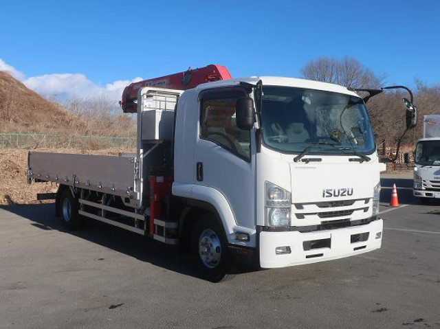 中古トラック いすゞクレーン付平ボディ ＃3