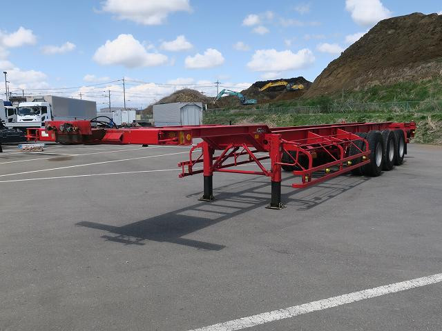 [Lease/Rental Only Vehicle] 2002 Model, Japan Full Half, 3-axle, 40FT container chassis, Maximum load capacity 30.48t ★Vehicle inspection valid until November 2026★