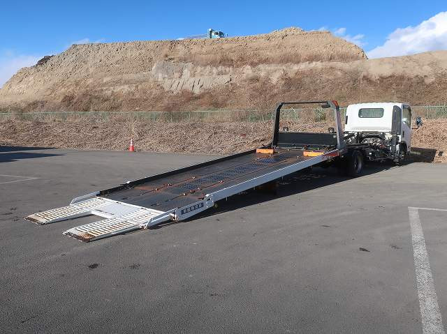 [Vehicle for lease rental only] 2017 Isuzu Elf 3t Safety Loader (on-board vehicle) Unic Neo5 with stepping board and winch, 150 horsepower. ★Easy-to-use package installed!★