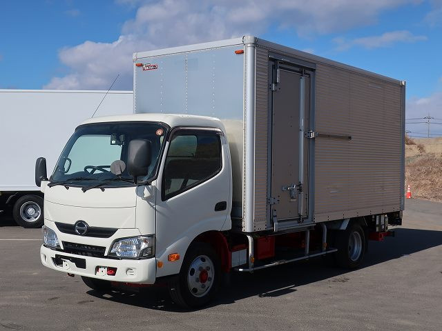 【リースレンタル専用車両】平成30年式 日野 デュトロ 3tアルミバン 標準ロング コンビゲート 左スライド扉 ラジコン ★楽のりパック施工済み！★