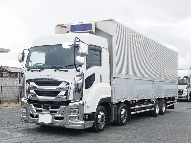 [Lease Rental Only Vehicle] 2019 Isuzu Giga Large Aluminum Wing High Roof Aluminum Wheels 380 HP ★Easy Ride Package Applied!★